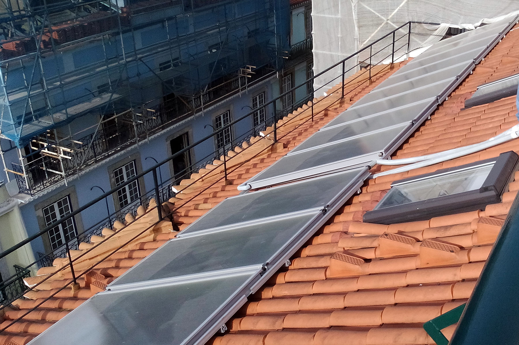 Instalação Solar Térmico em Hostel - Lisboa
